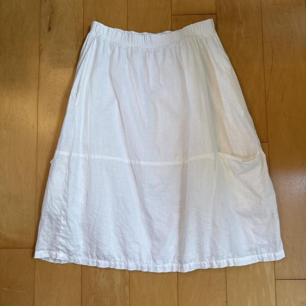 Eileen-fisher Women's White Skirt